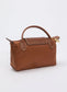 Longchamp Le Pliage Handtas met Leren Details – Cognac
