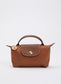 Longchamp Le Pliage Handtas met Leren Details – Cognac