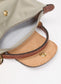 Longchamp Le Pliage Handtas met Leren Details – Grijs
