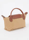 Longchamp Le Pliage Handtas met Leren Details – Camel