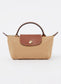 Longchamp Le Pliage Handtas met Leren Details – Camel