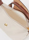 Longchamp Le Pliage Handtas met Leren Details – Crème