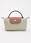 Longchamp Le Pliage Handtas met Leren Details – Grijs